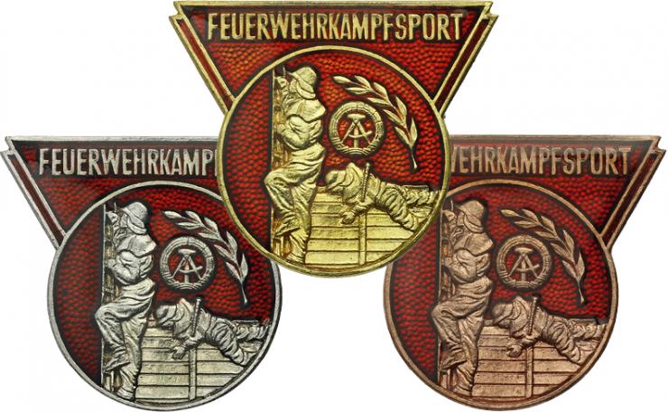 B.0407-409 Feuerwehrkampfsport Gold-Silber-Bronze 