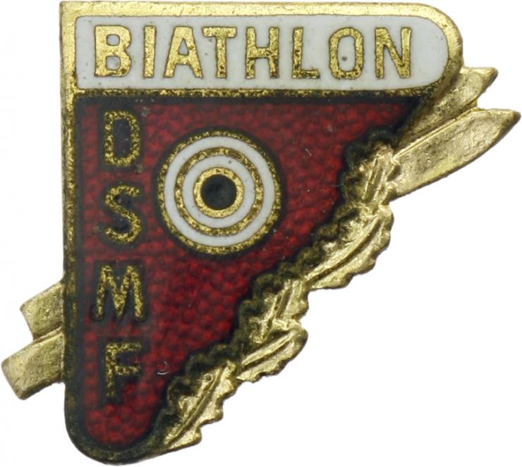 B.1898 Ehrennadel DSMF Biathlon - Gold 