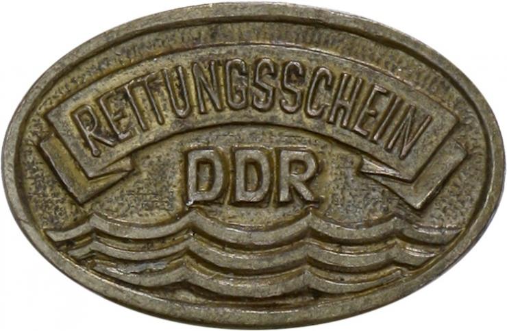B.2224 Abzeichen Rettungsschein DDR 