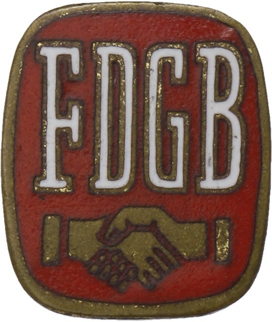 B.2801a Mitgliedsabzeichen FDGB 