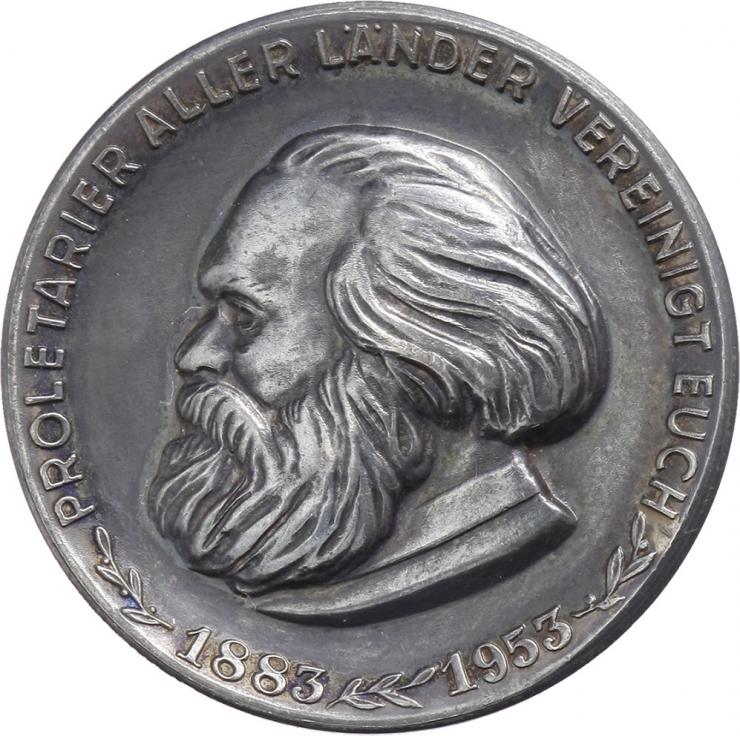 B.4373d Karl-Marx-Abzeichen 1953 (Silber) 