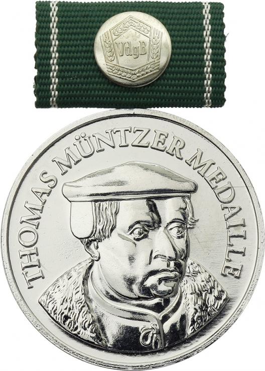 B.4663 Th.-Müntzer-Medaille Silber 