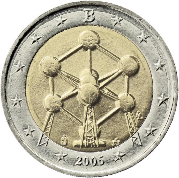 Belgien 2 Euro 2006 Atomium 