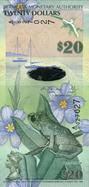 Bermuda P.60b1 20 Dollars 2009 (2013) (1) 