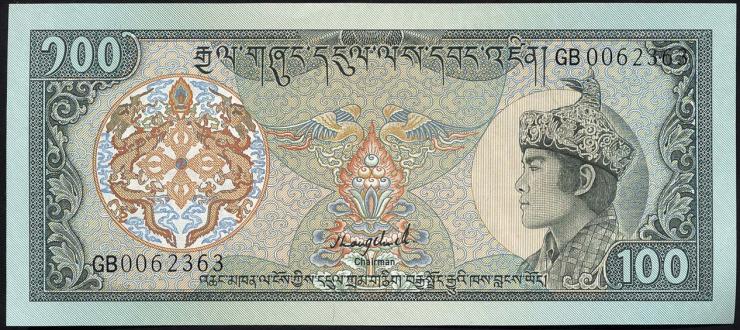 Bhutan P.18b 100 Ngultrum (1992) (1) 