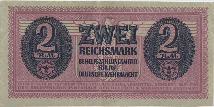 R.506: Wehrmachtsausgabe 2 Reichsmark (1942) (3+) 