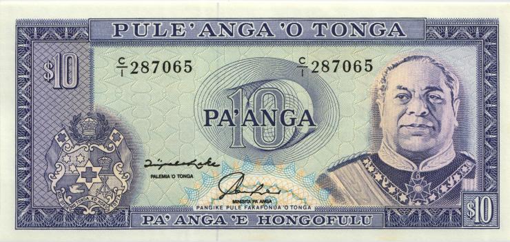 Tonga P.28 10 Pa´anga (1992-95) U.1 (1) 