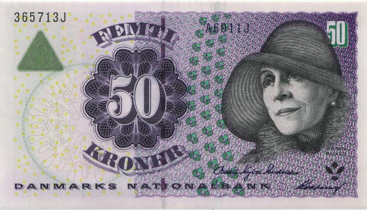 Dänemark / Denmark P.5c 50 Kronen 2001 U.2 (1) 