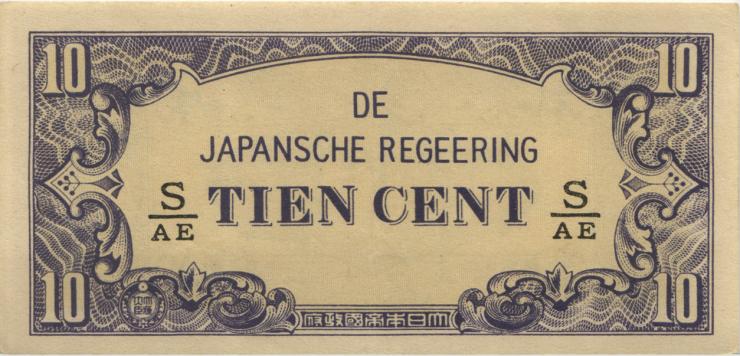 Ndl. Indien / Netherlands Indies P.121c 10 Cent (1942) (1) 