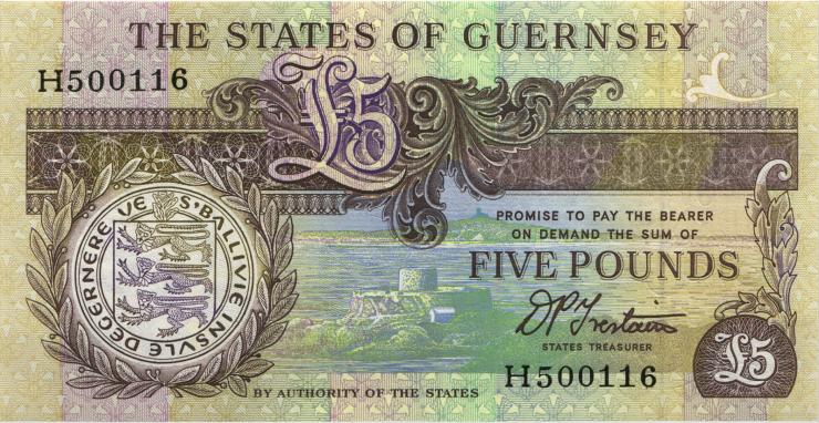 Guernsey P.53b 5 Pounds (1991-95) (1) 