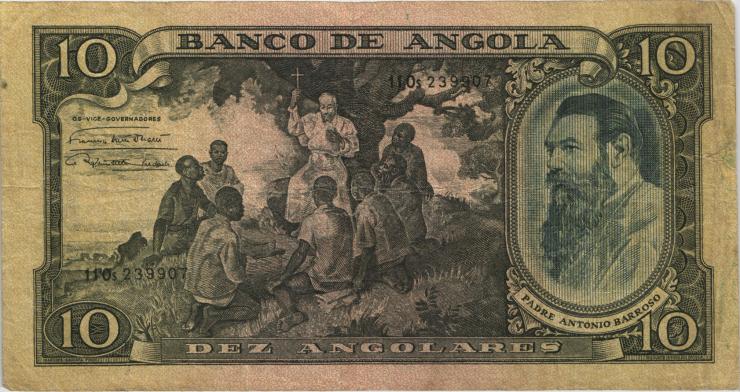 Angola P.078 10 Angolares 1946 (3) 