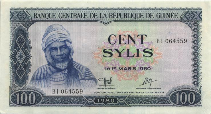 Guinea P.26 100 Sylis 1980 (2) 
