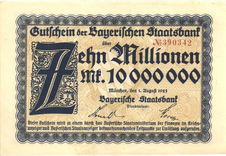 BAY 221a: 10 Million Mark 1923 (1) 