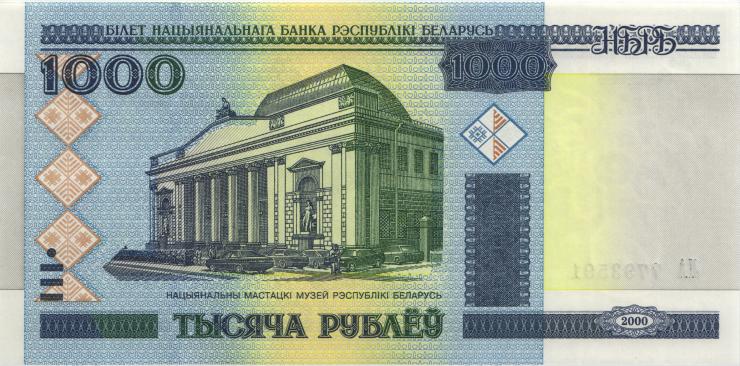 Weißrussland / Belarus P.28a 1000 Rubel 2000 (1) 