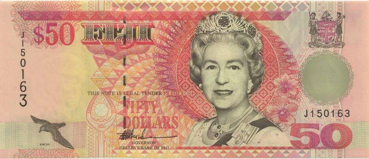 Fiji Inseln / Fiji Islands P.100b 50 Dollars (1996) (1) 