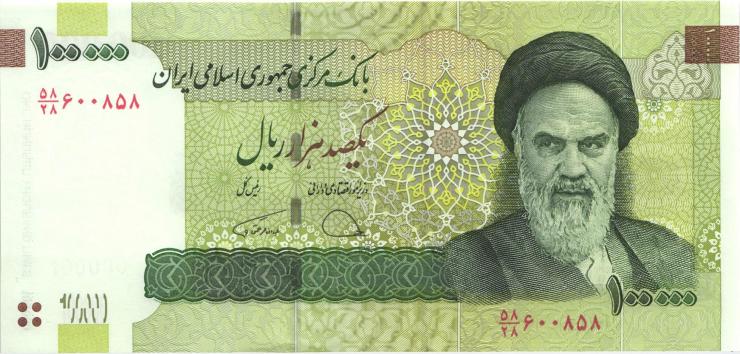 Iran P.151c 100.000 Rials (2010) (1) 