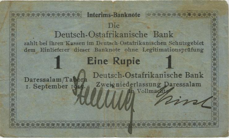 R.911: Deutsch-Ostafrika 1 Rupie 1915 A (3) 