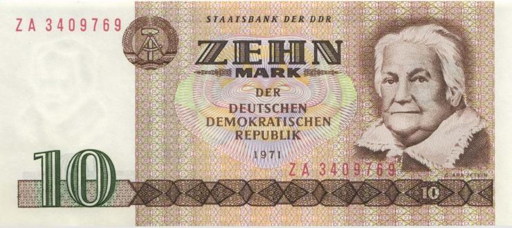 R.359d 10 Mark 1971 ZA Ersatznote (1) 