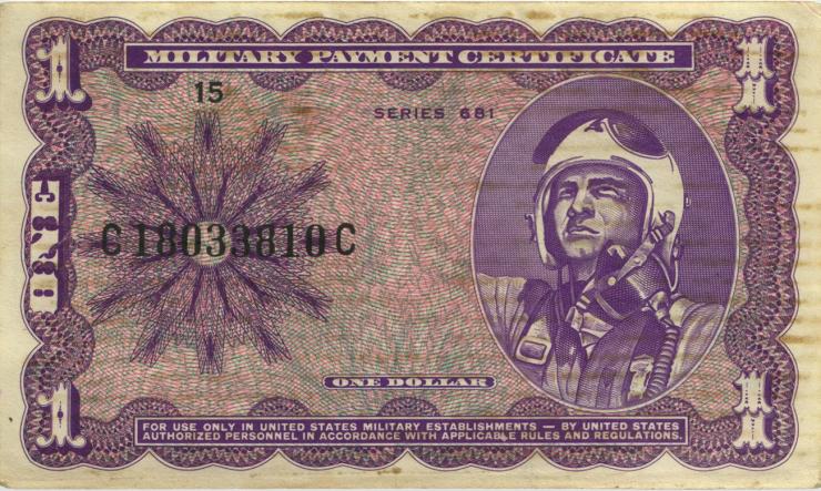 USA / United States P.M79 1 Dollars (1969) (3) 
