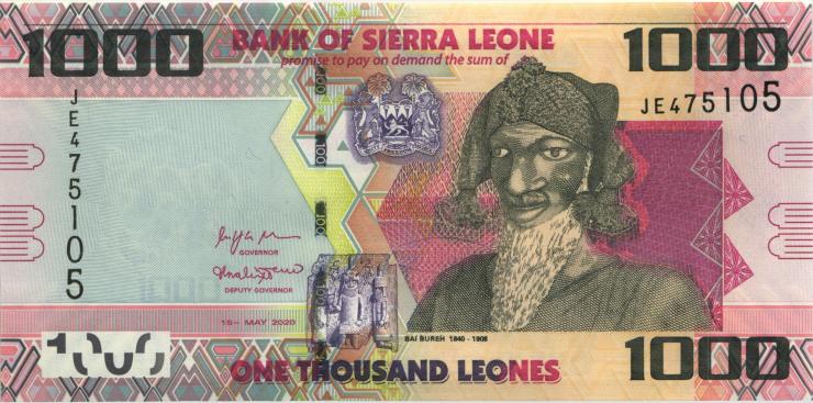 Sierra Leone P.30e 1000 Leones 2020 (1) 