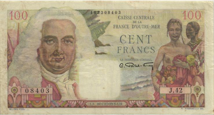 Frz.-Äquatorialafrika / F.Equatorial Africa P.24 100 Francs (1947) (5) 