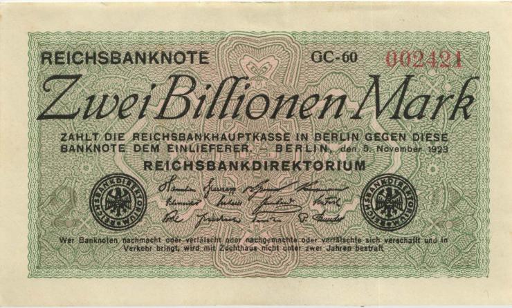 R.132a: 2 Billion Mark 1923 (1/1-) GC 
