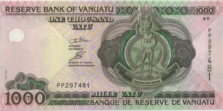 Vanuatu P.10c 1000 Vatu (2005) (1) 
