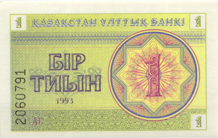 Kasachstan / Kazakhstan P.01a 1 Tyin 1993 (1) 