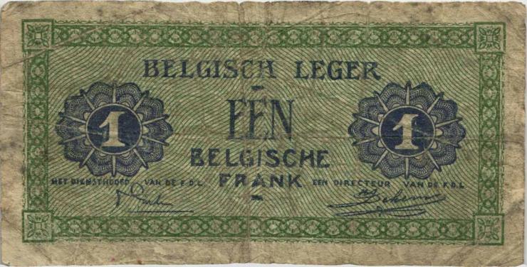 Belgien / Belgium P.M1 1 Francs 1946 (4) 