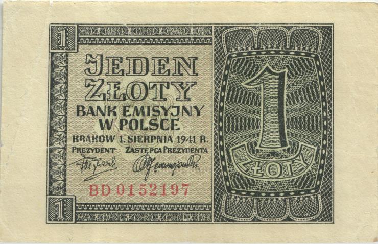 R.579b: 1 Zlotych 1941 (2) 
