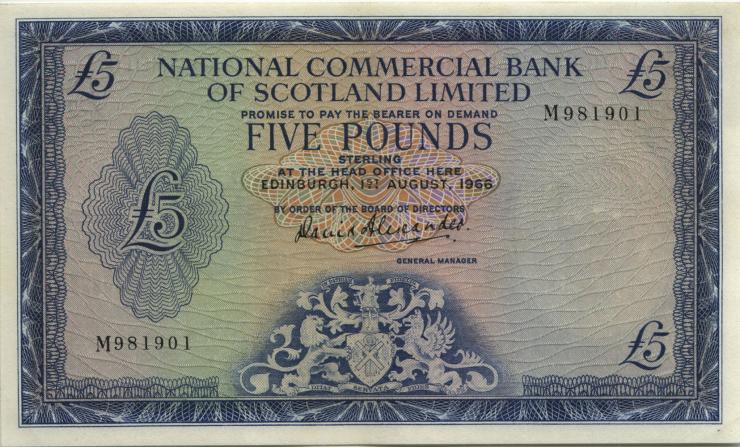 Schottland / Scotland P.272 5 Pounds 1966 (1) 
