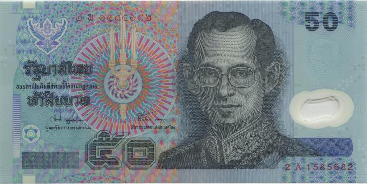 Thailand P.102 50 Baht (1997) Polymer (1) U.4 
