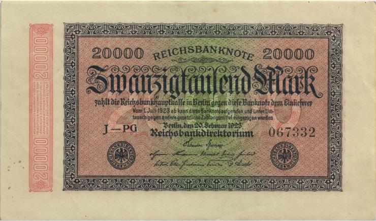 R.084h: 20000 Reichsmark 1923 (2) 