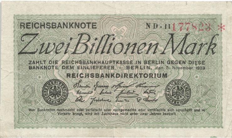 R.132c: 2 Billion Mark 1923 ND (3) 