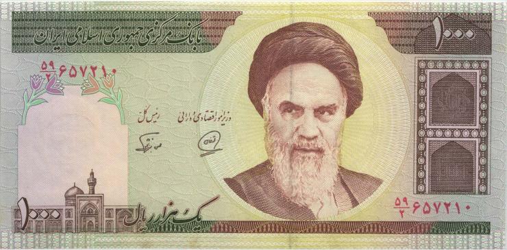 Iran P.143b 1.000 Rials (ab 1992) (1) 