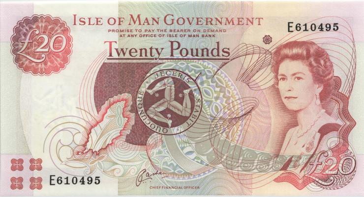 Insel Man / Isle of Man P.45a 20 Pounds (2000) (1) 