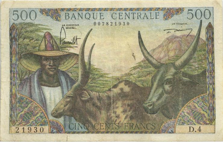 Kamerun / Cameroun P.11 500 Francs (1962) (4) 