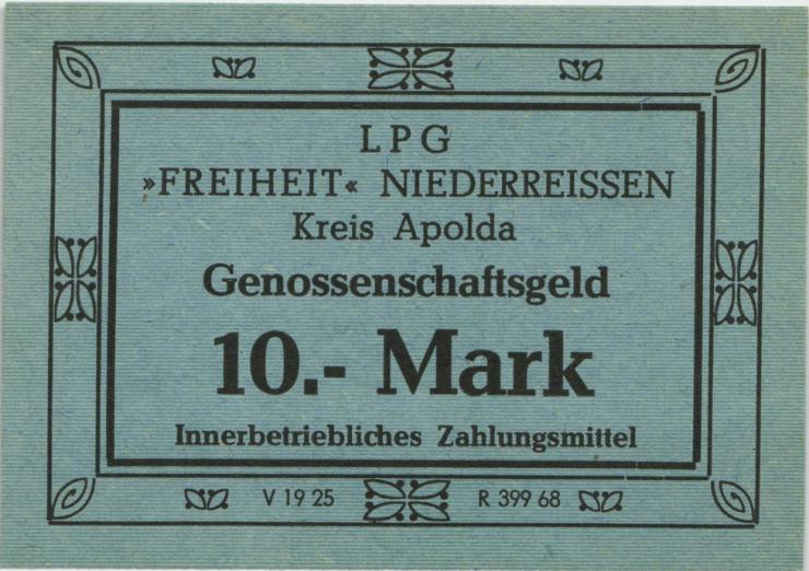 L.096.5 LPG Niederreißen "Freiheit" 10 Mark (1) 
