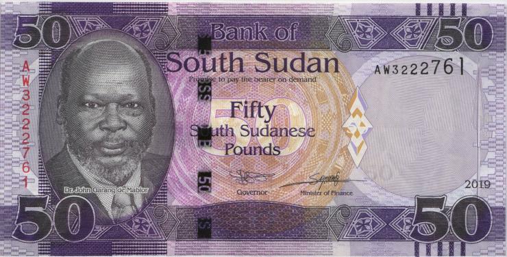 Süd Sudan / South Sudan P.14c 50 South Sudanese Pounds 2019 (1) 
