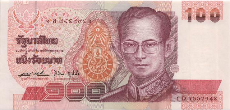 Thailand P.097 100 Baht (1994) (1) U.2 