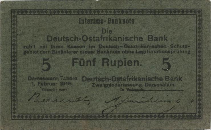 R.933c: 5 Rupie 1916 F (1/1-) 