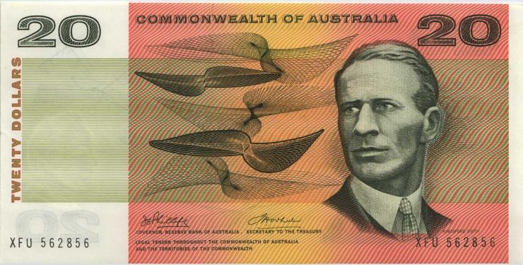 Australien / Australia P.41d 20 Dollars (1972) (1) 