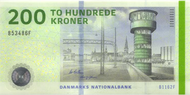 Dänemark / Denmark P.67f 200 Kronen 2016 (1) U.2 