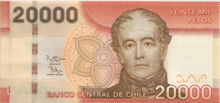 Chile P.165f 20000 Pesos 2015  (1) 