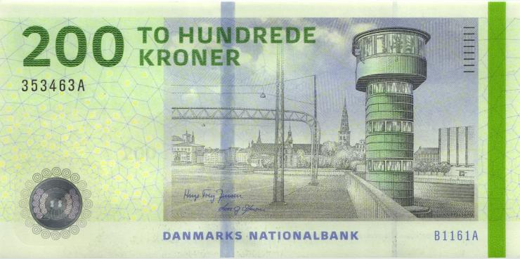Dänemark / Denmark P.62f 200 Kronen 2016 (1) U.3 