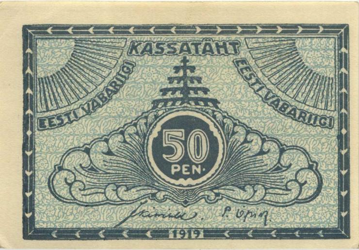 Estland / Estonia P.42 50 Penni (1919) (1/1-) 