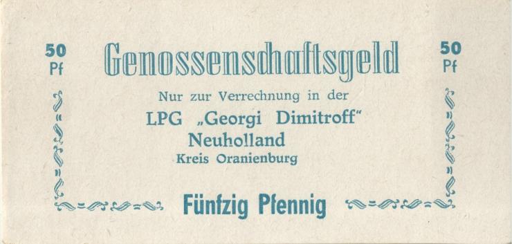 L.094a.12 LPG Neuholland "Georgi Dimitroff" 50 Pfennig (1) 