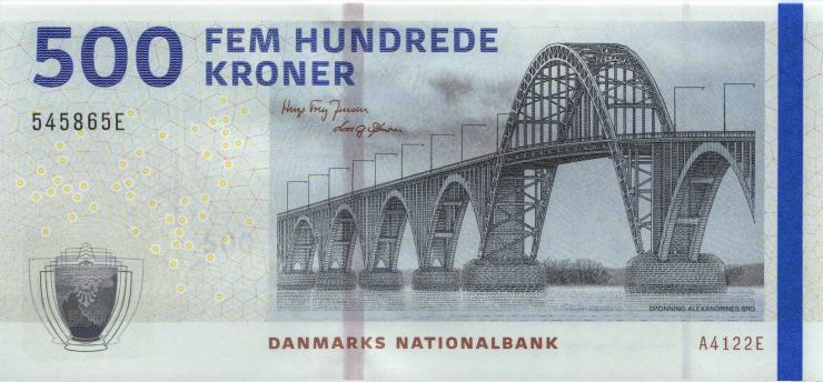 Dänemark / Denmark P.68d 500 Kronen 2012 (1) 