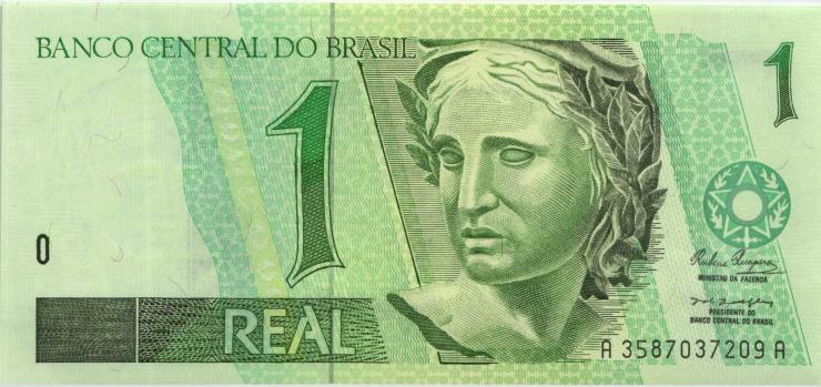Brasilien / Brazil P.243b 1 Real (1994) (1) 