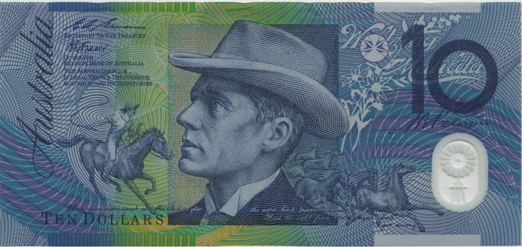 Australien / Australia P.52a 10 Dollars (19)93 Polymer (2) 
